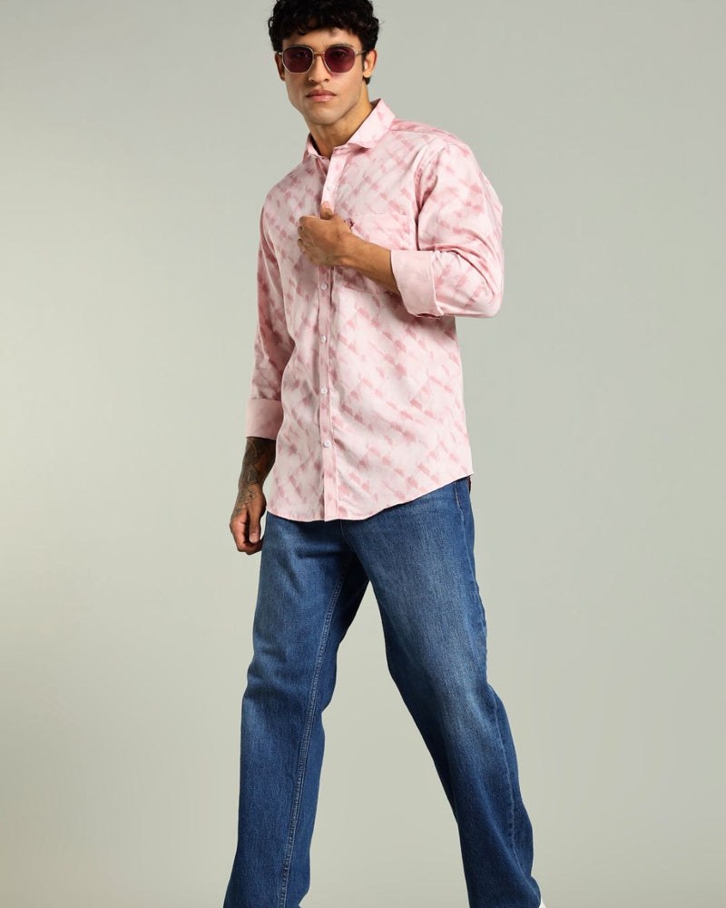 Pink Splash Print -Full-Stain Proof