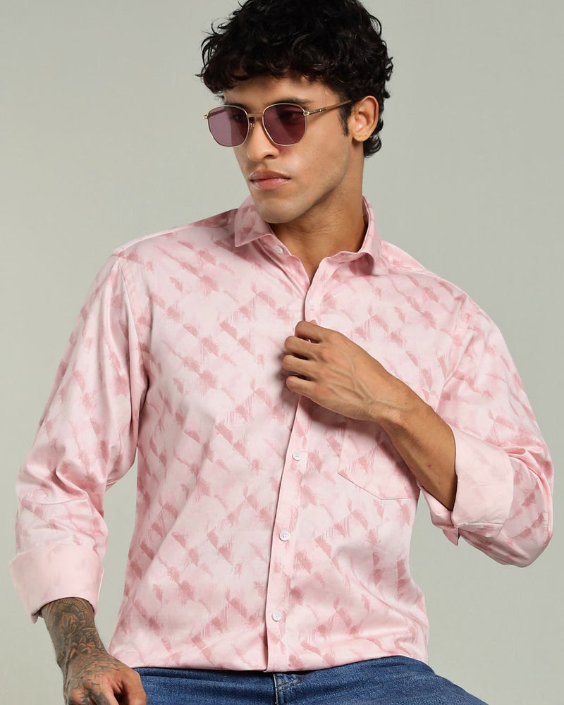 Pink Splash Print -Full-Stain Proof