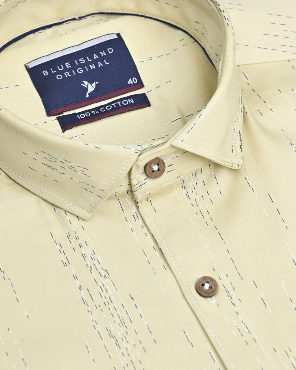 Pastel Yellow print - Half Sleeve - Stain Proof