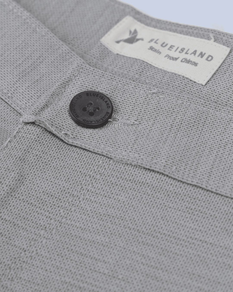 Beige Cream Dot Printed - 2 way stretch - COTTON PANT