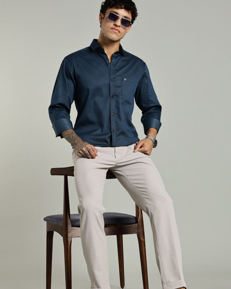 Green Cube Print -Full-Stain Proof