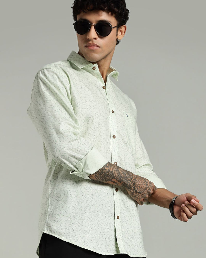 Mint Leaf Print -Full-Stain Proof