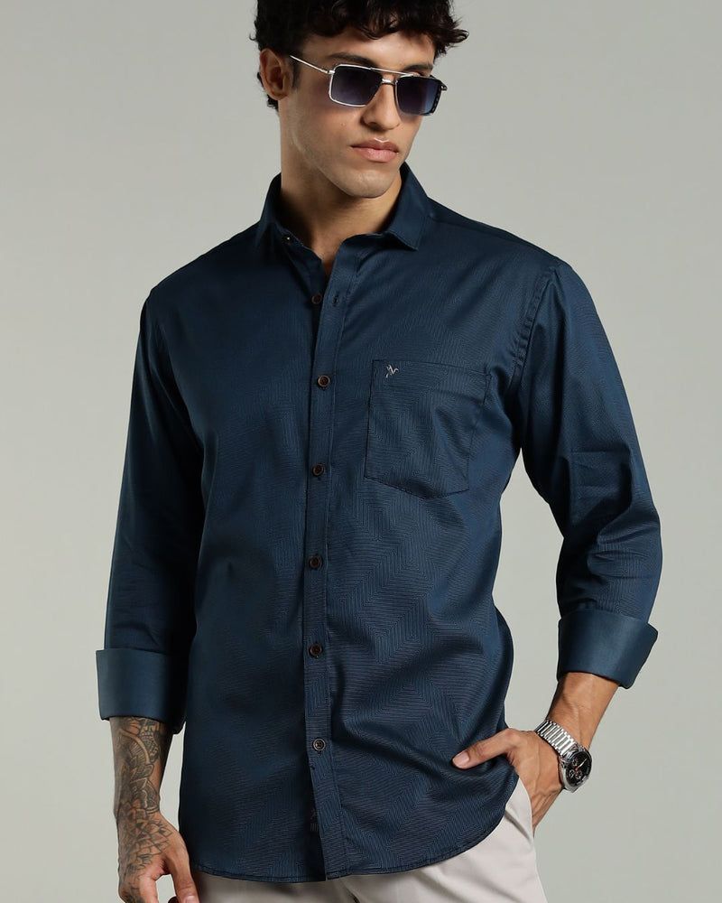 Green Cube Print -Full-Stain Proof