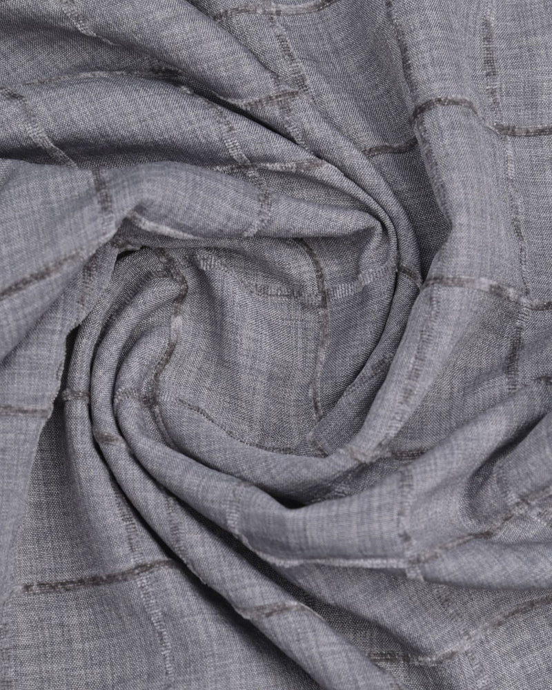 Metallic Grey Oversize Box - Half Sleeve - Airlite Shirt