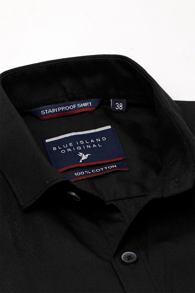 Pure Black Solid-Full-Stain Proof