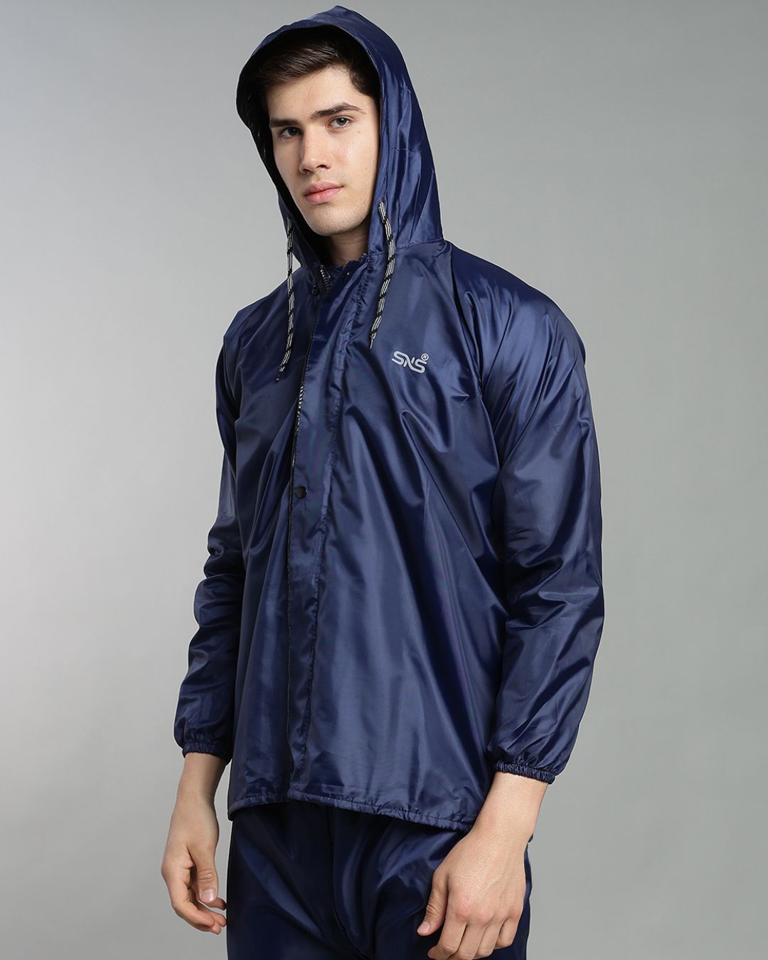 Navy Rain Jacket with Pant