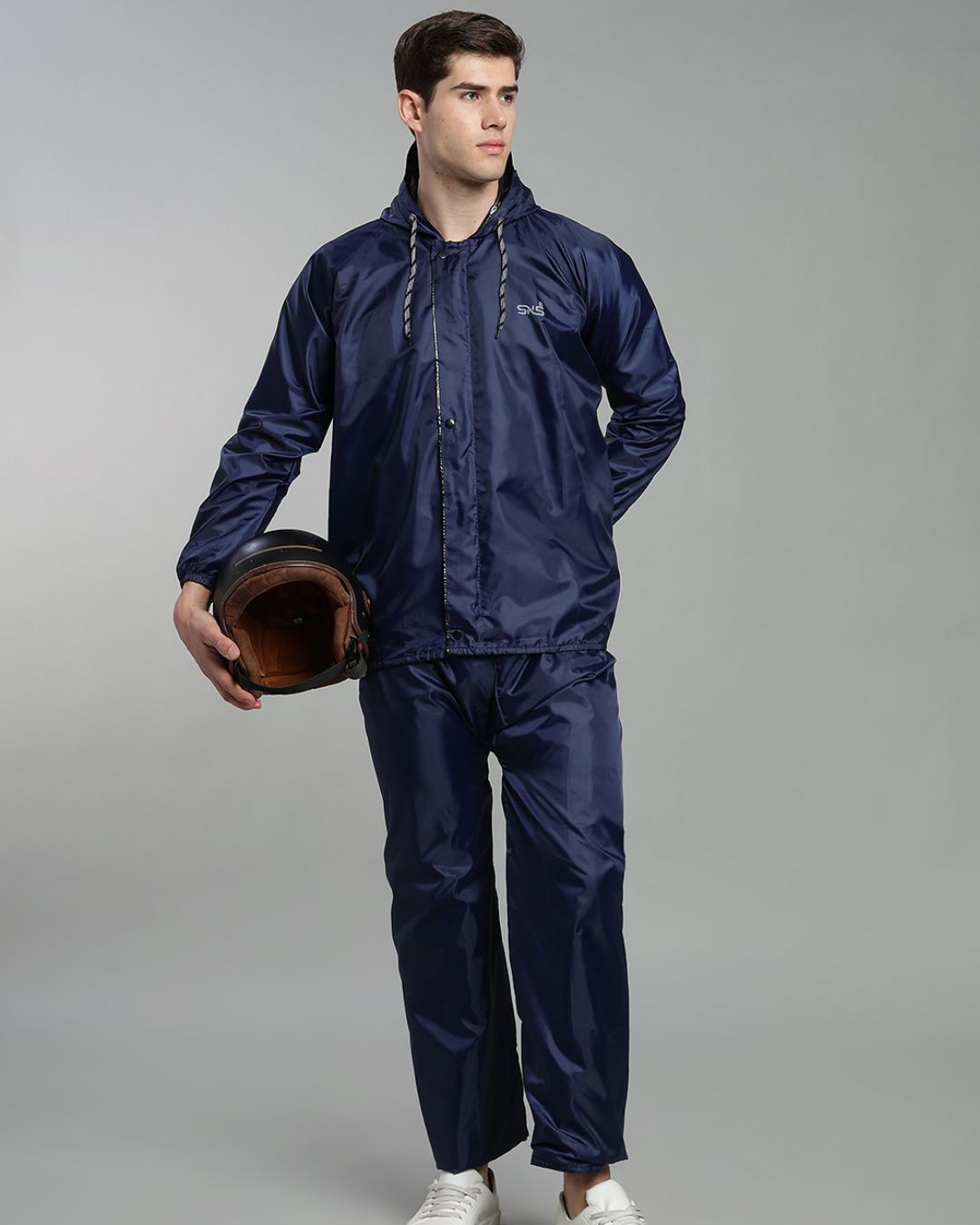 Navy Rain Jacket with Pant