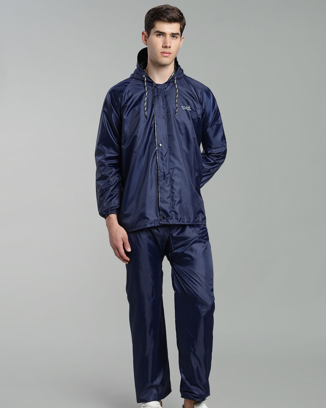 Navy Rain Jacket with Pant
