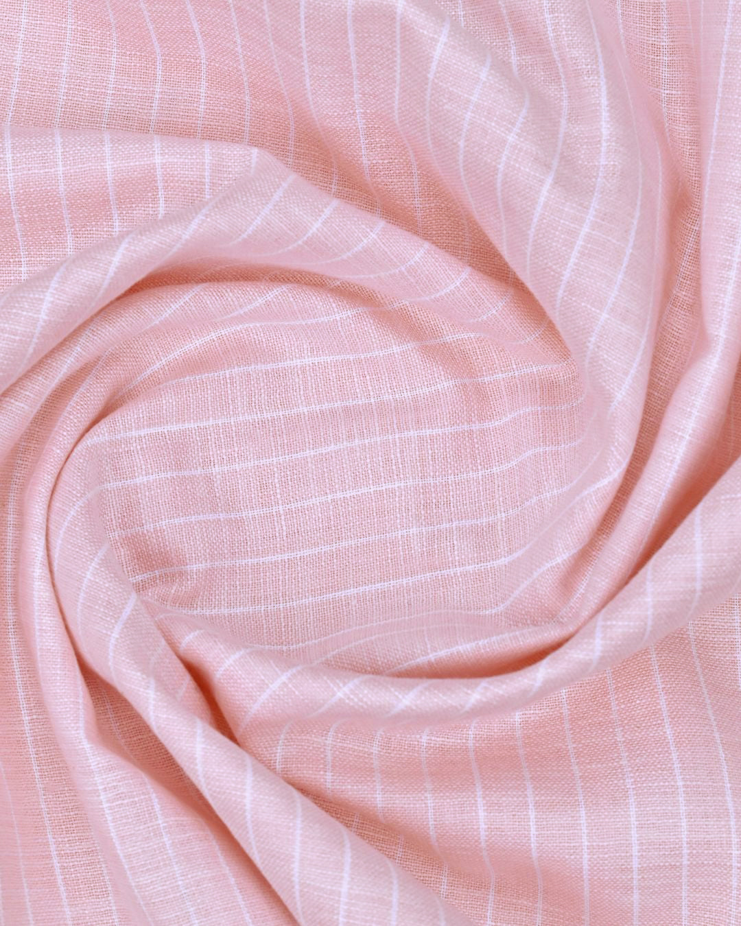 Orange Pastel Stripes - Full Sleeve - Bamboo Linen