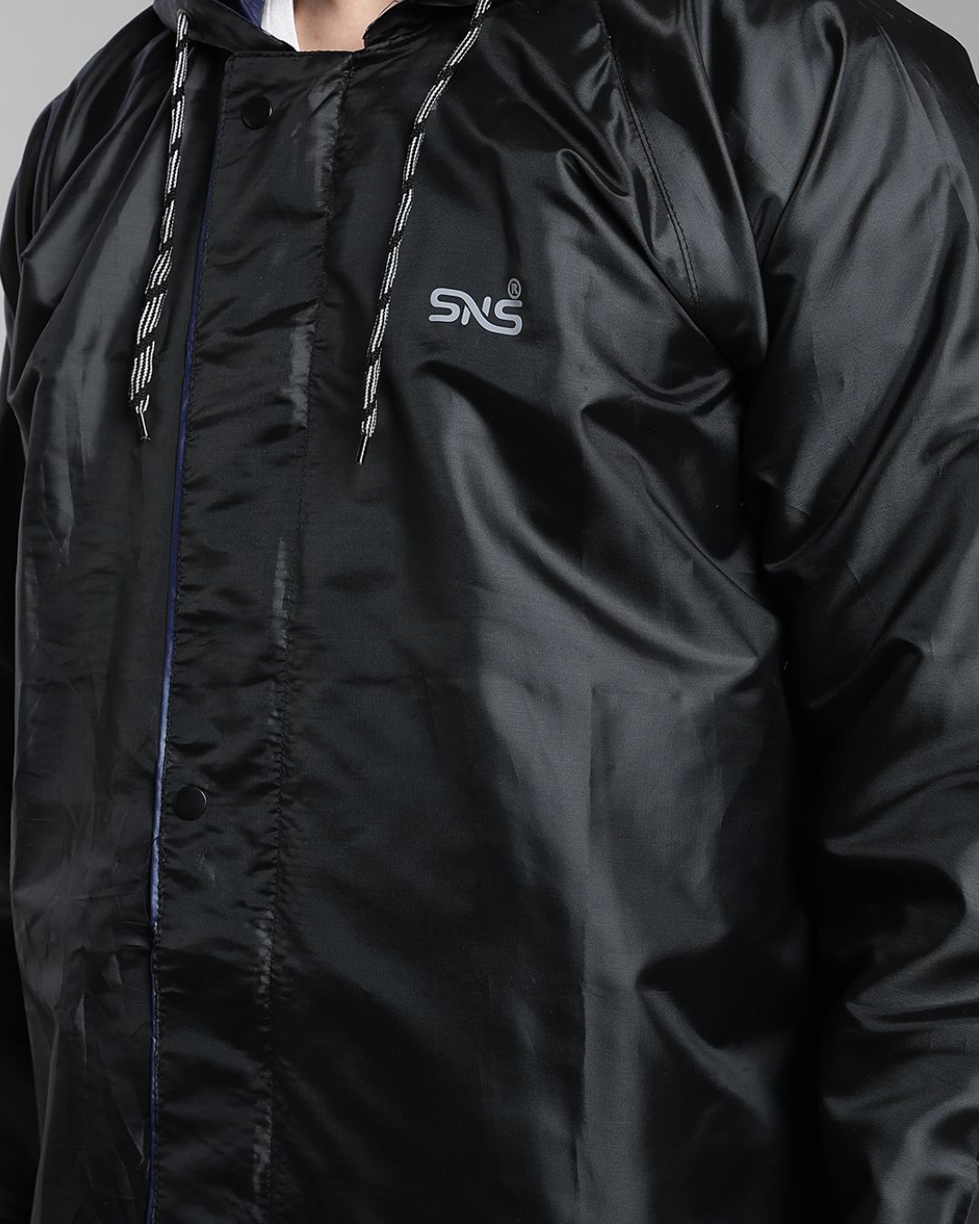 Black Rain Jacket with Pant
