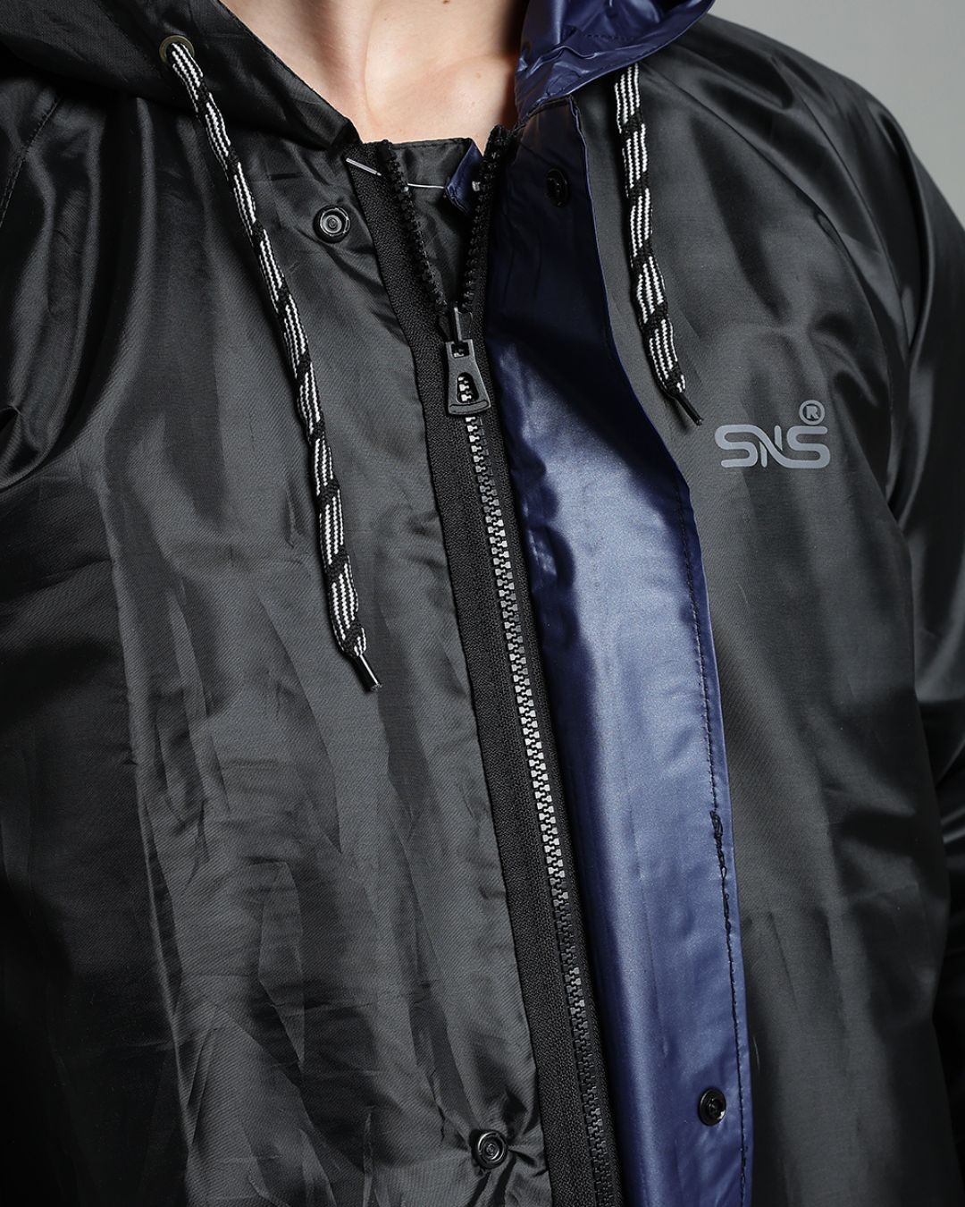 Black Rain Jacket with Pant