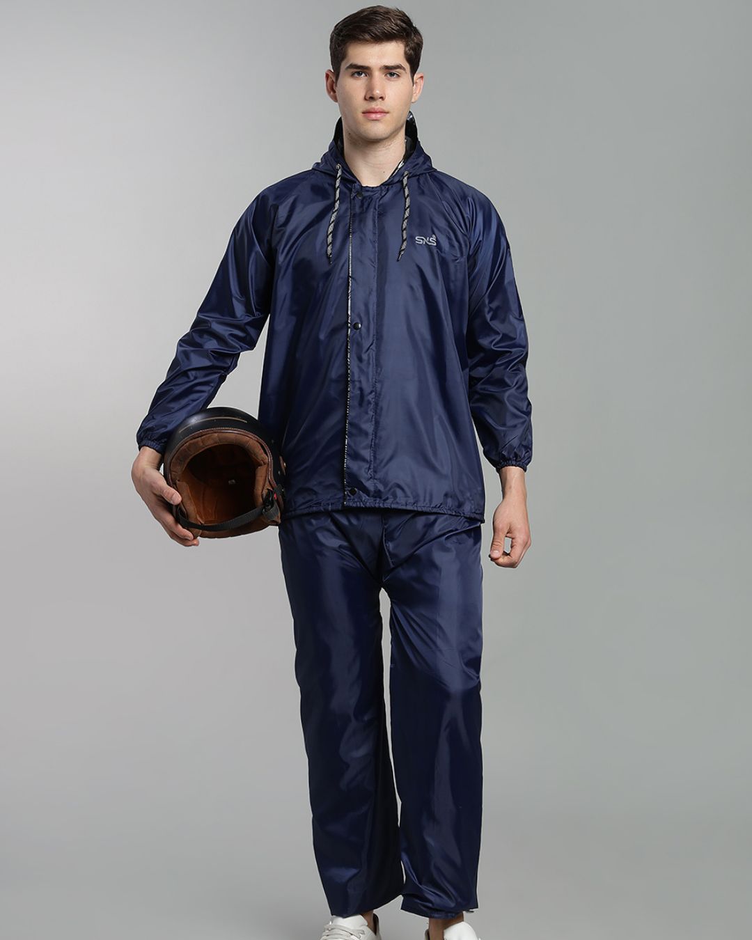 Navy Rain Jacket with Pant