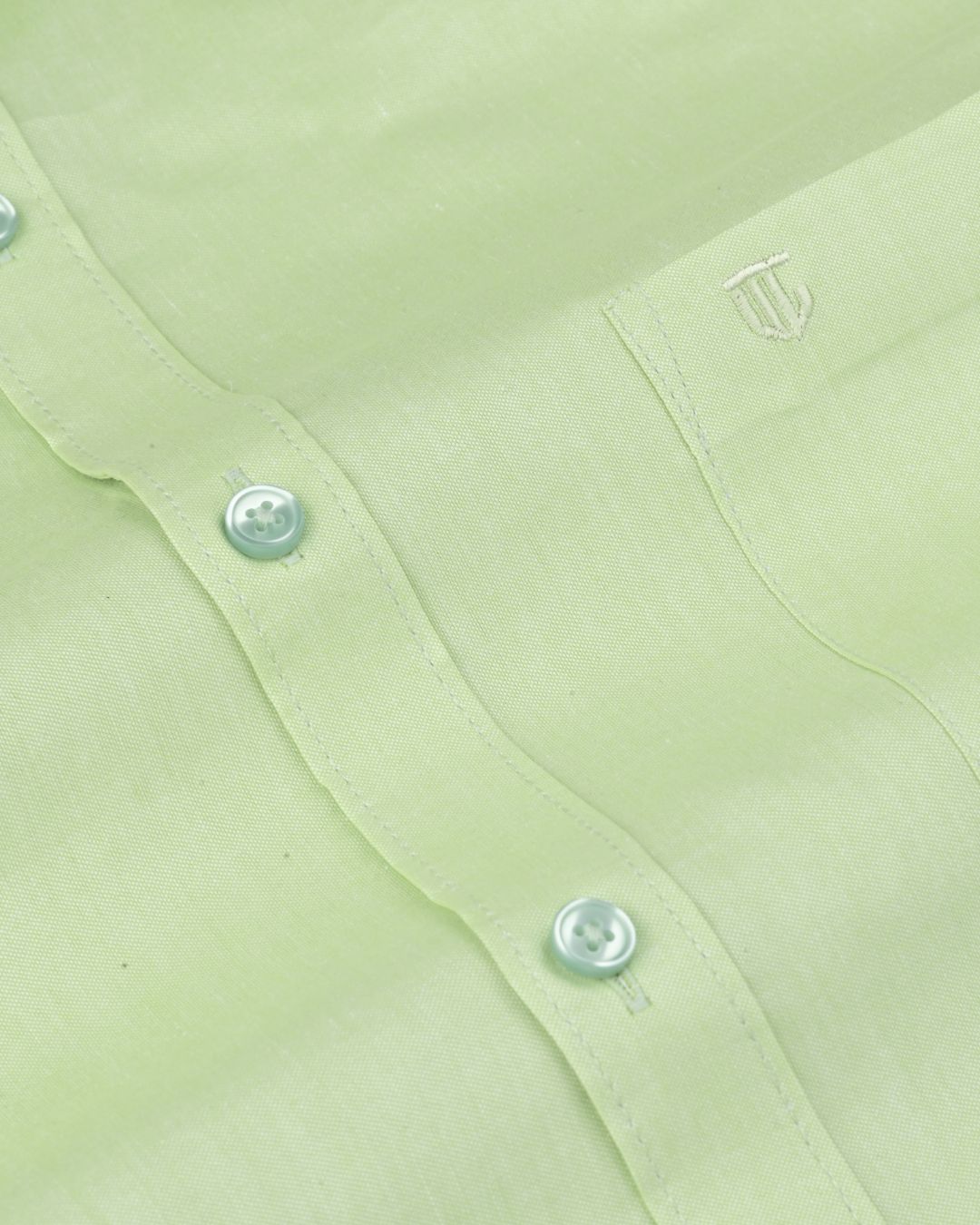 Pistah Green - Full Sleeve - Oxford Linen