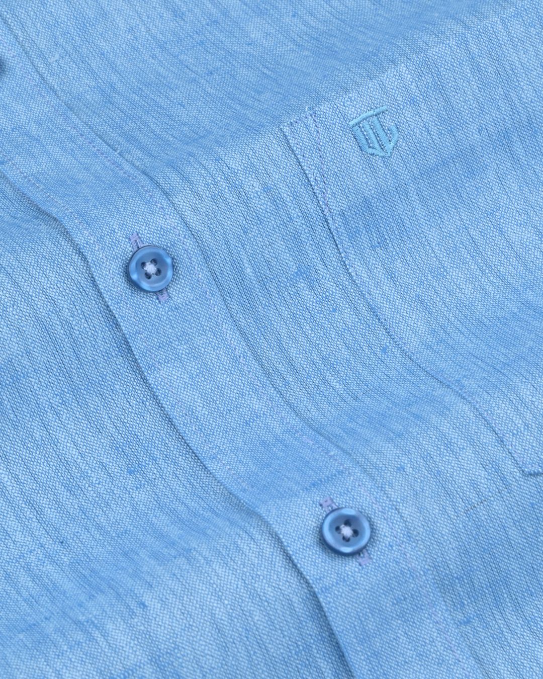 Ocean Blue - Full Sleeve - Premium Linen