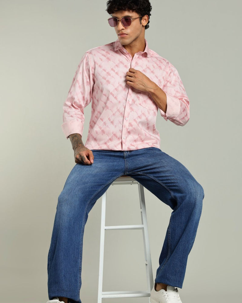 Pink Splash Print -Full-Stain Proof