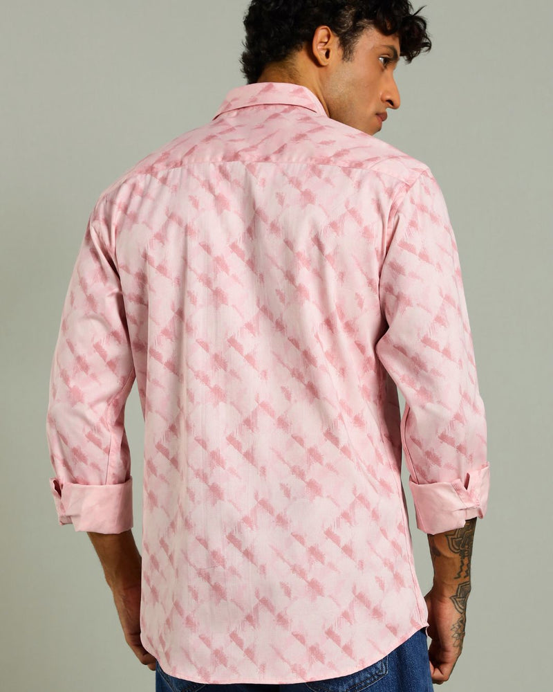 Pink Splash Print -Full-Stain Proof