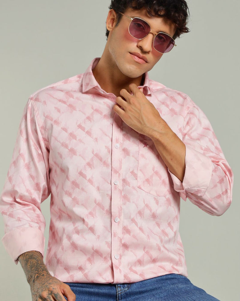 Pink Splash Print -Full-Stain Proof