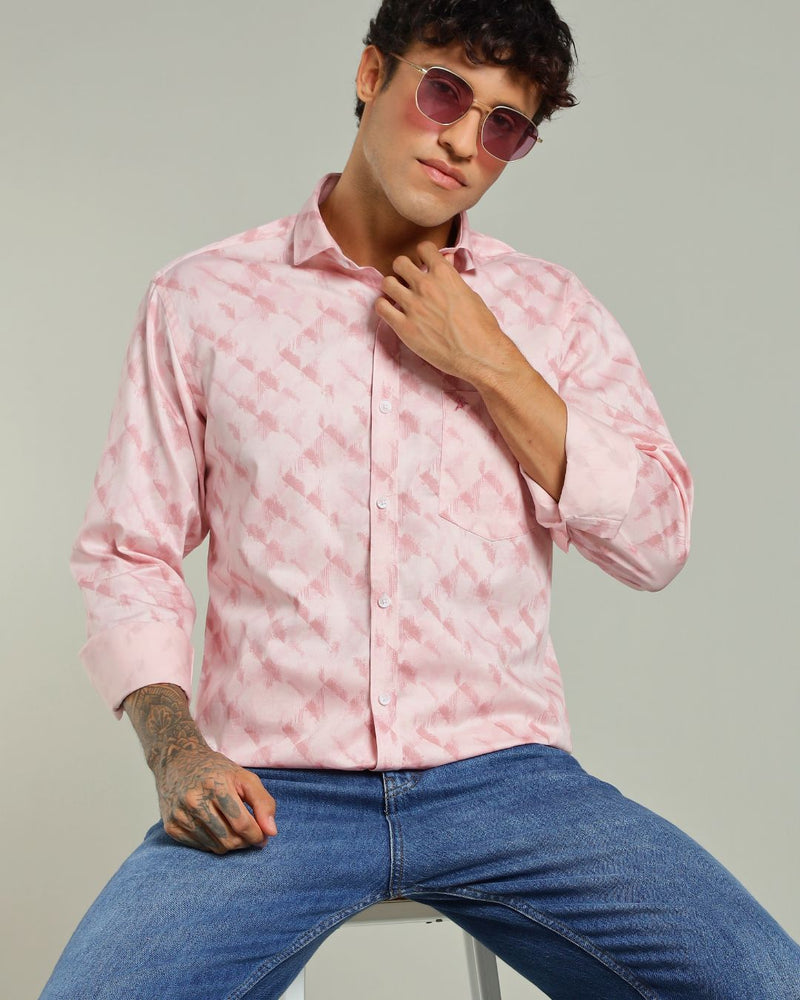 Pink Splash Print -Full-Stain Proof