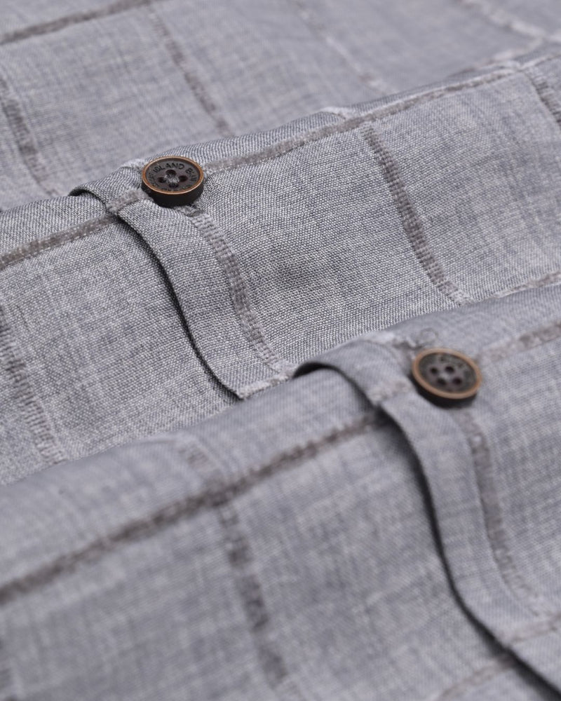 Metallic Grey Oversize Box - Half Sleeve - Airlite Shirt