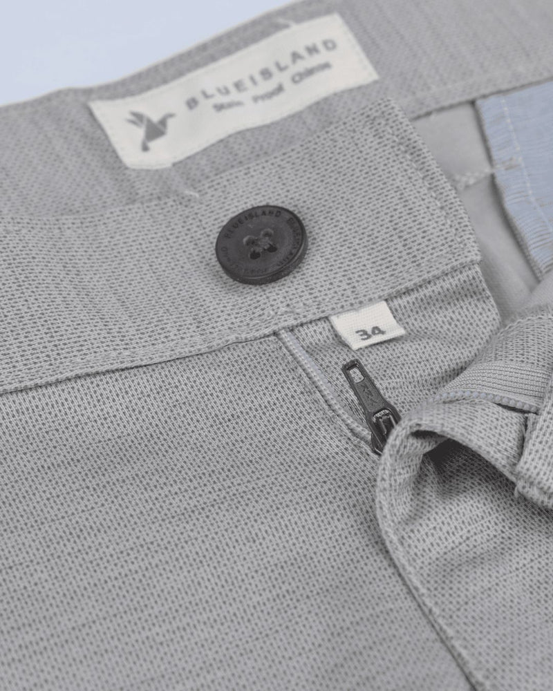 Beige Cream Dot Printed - 2 way stretch - COTTON PANT