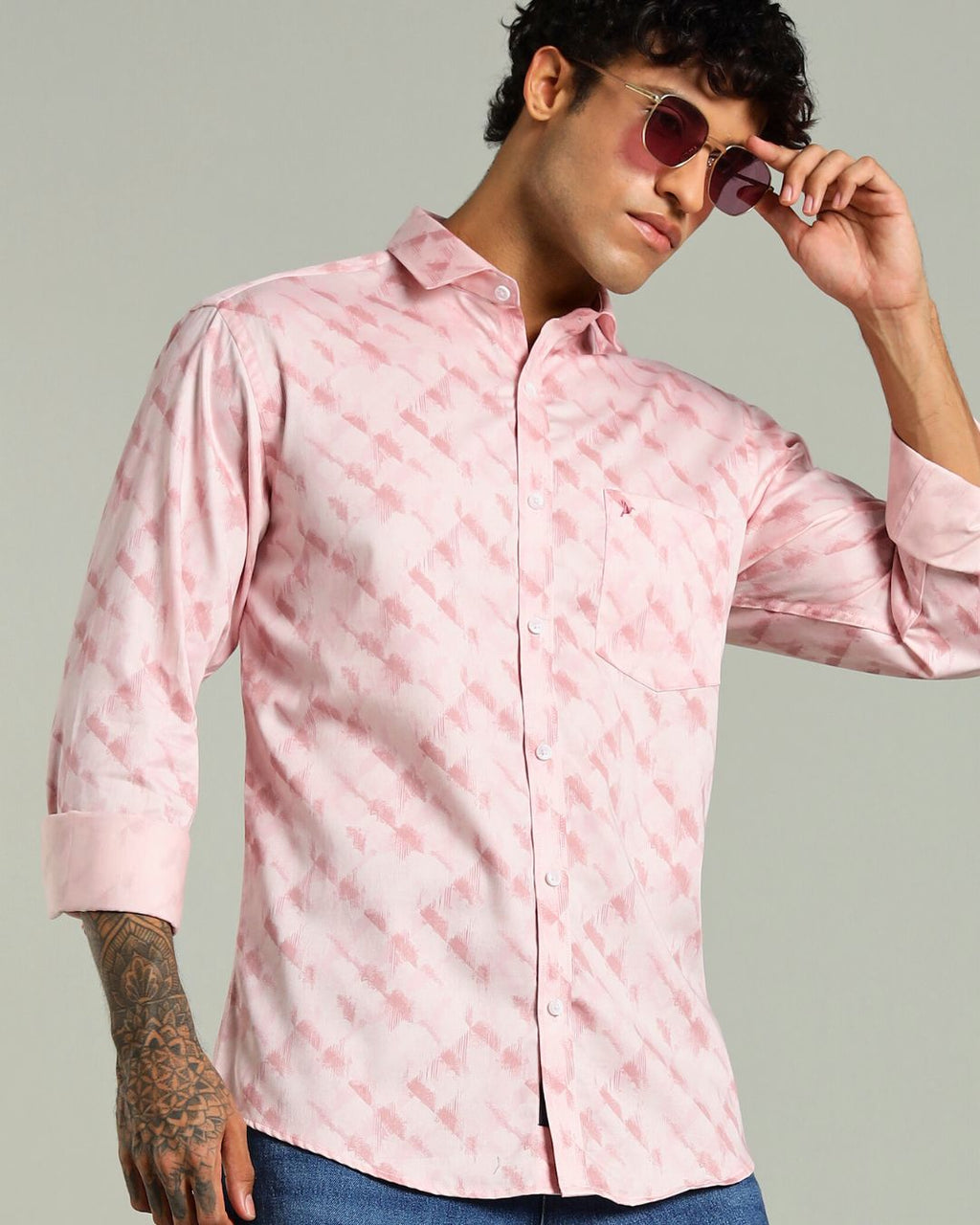 Pink Splash Print -Full-Stain Proof