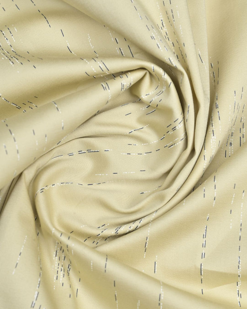 Pastel Yellow print - Half Sleeve - Stain Proof