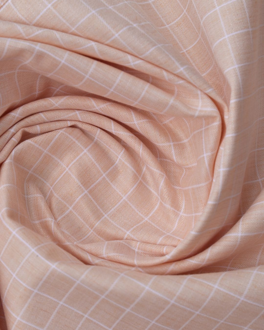 Fawn Mini Checks - Full Sleeve - Formal Linen