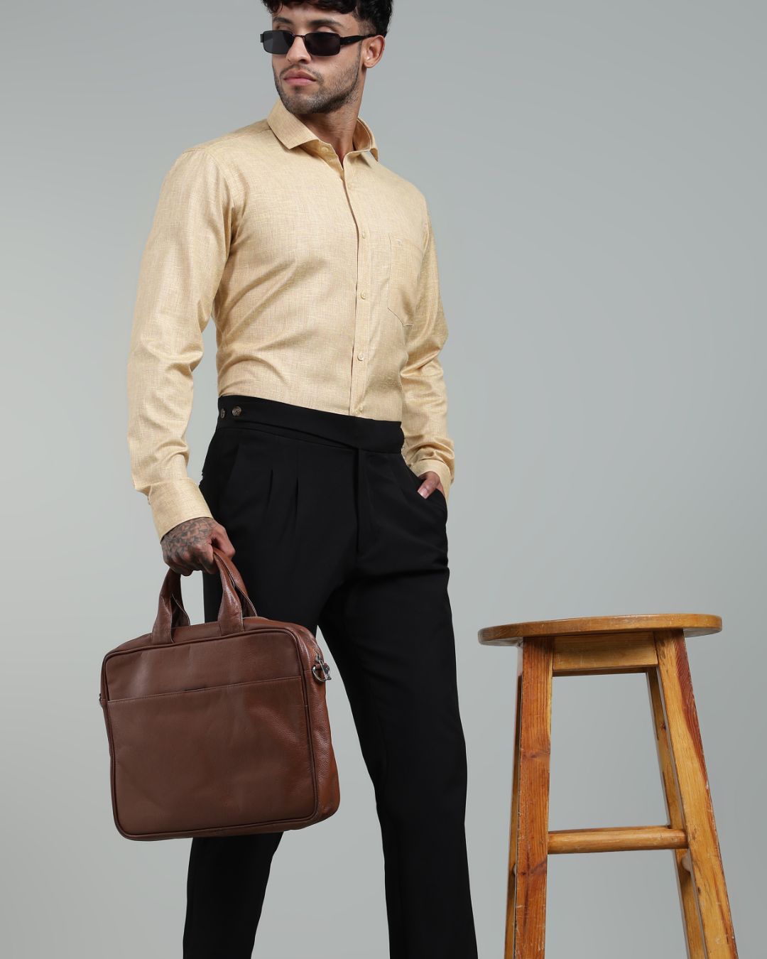 Sandy Beige - Full Sleeve - Premium Linen