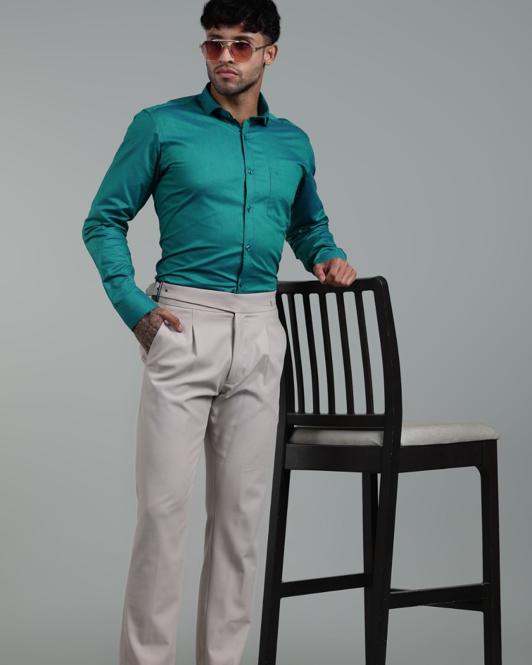 Rich Green - Full Sleeve - Premium Linen