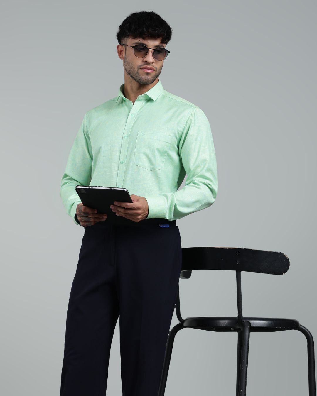 Neon Green - Full Sleeve - Premium Linen