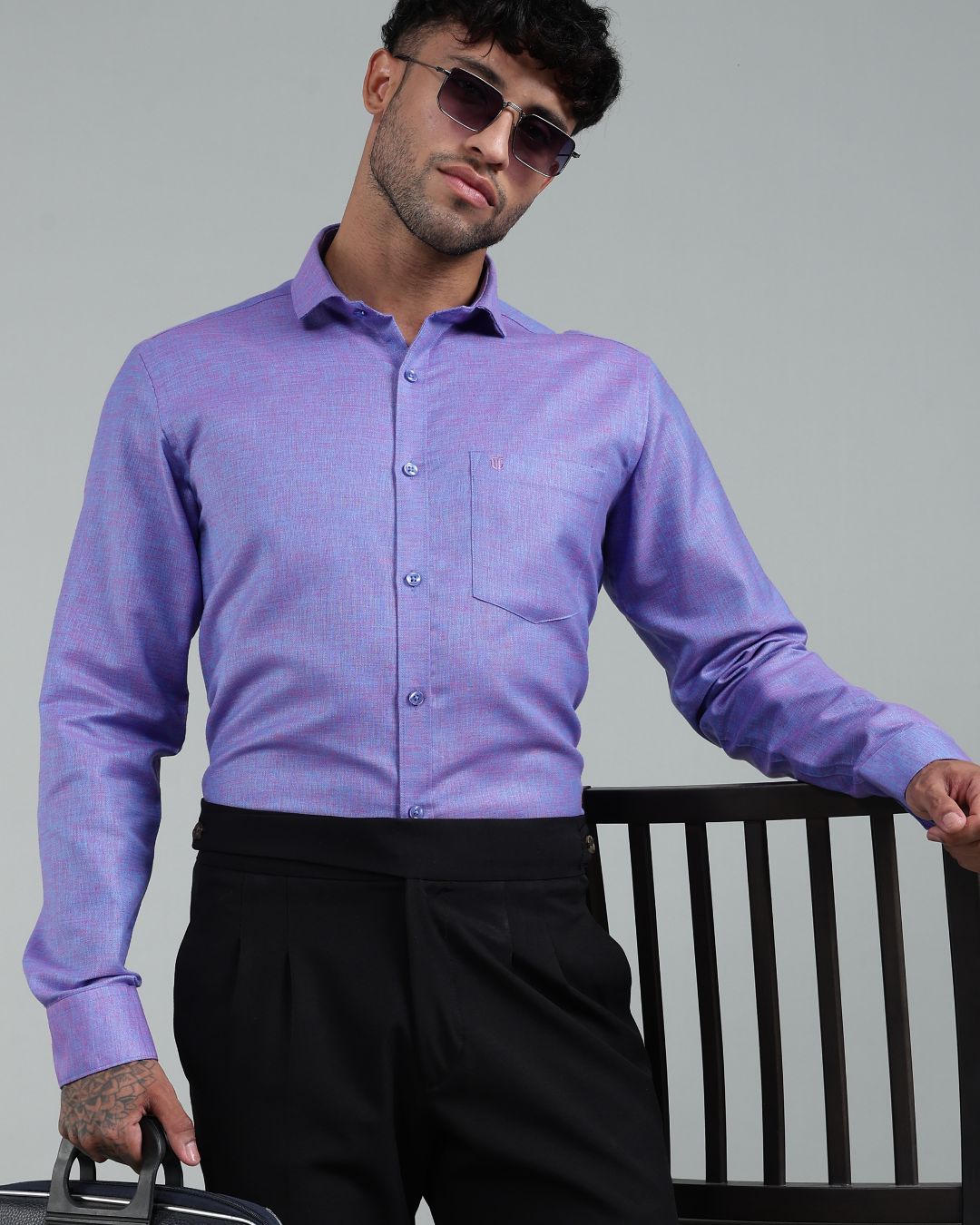 Indico Blue - Full Sleeve - Premium Linen