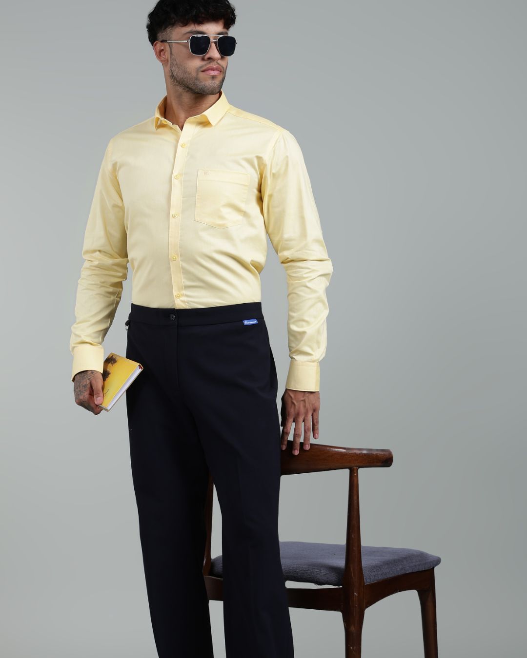 Bright Yellow - Full Sleeve - Oxford Linen