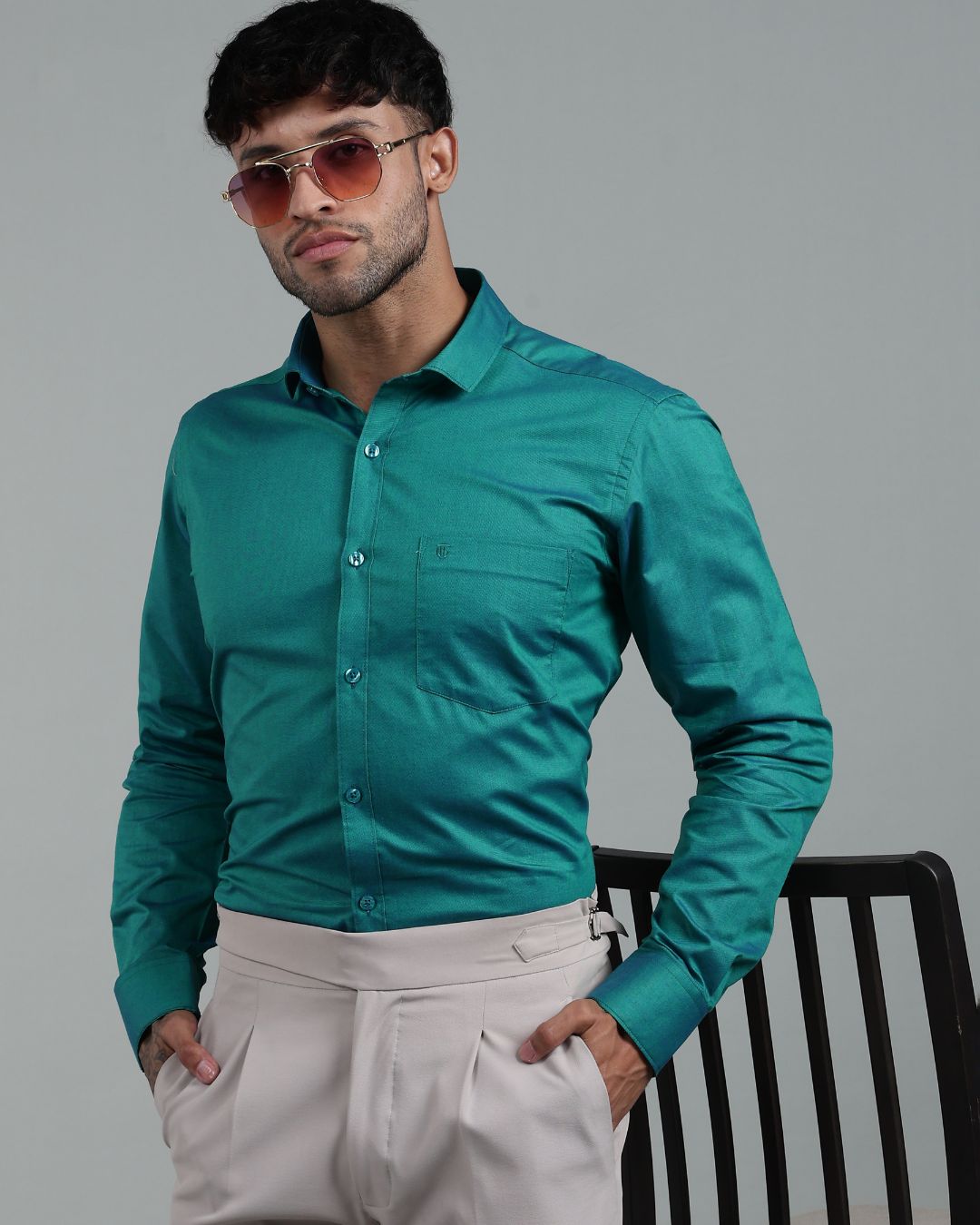Rich Green - Full Sleeve - Premium Linen