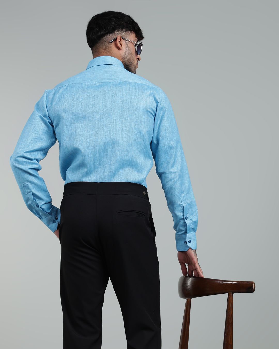 Ocean Blue - Full Sleeve - Premium Linen