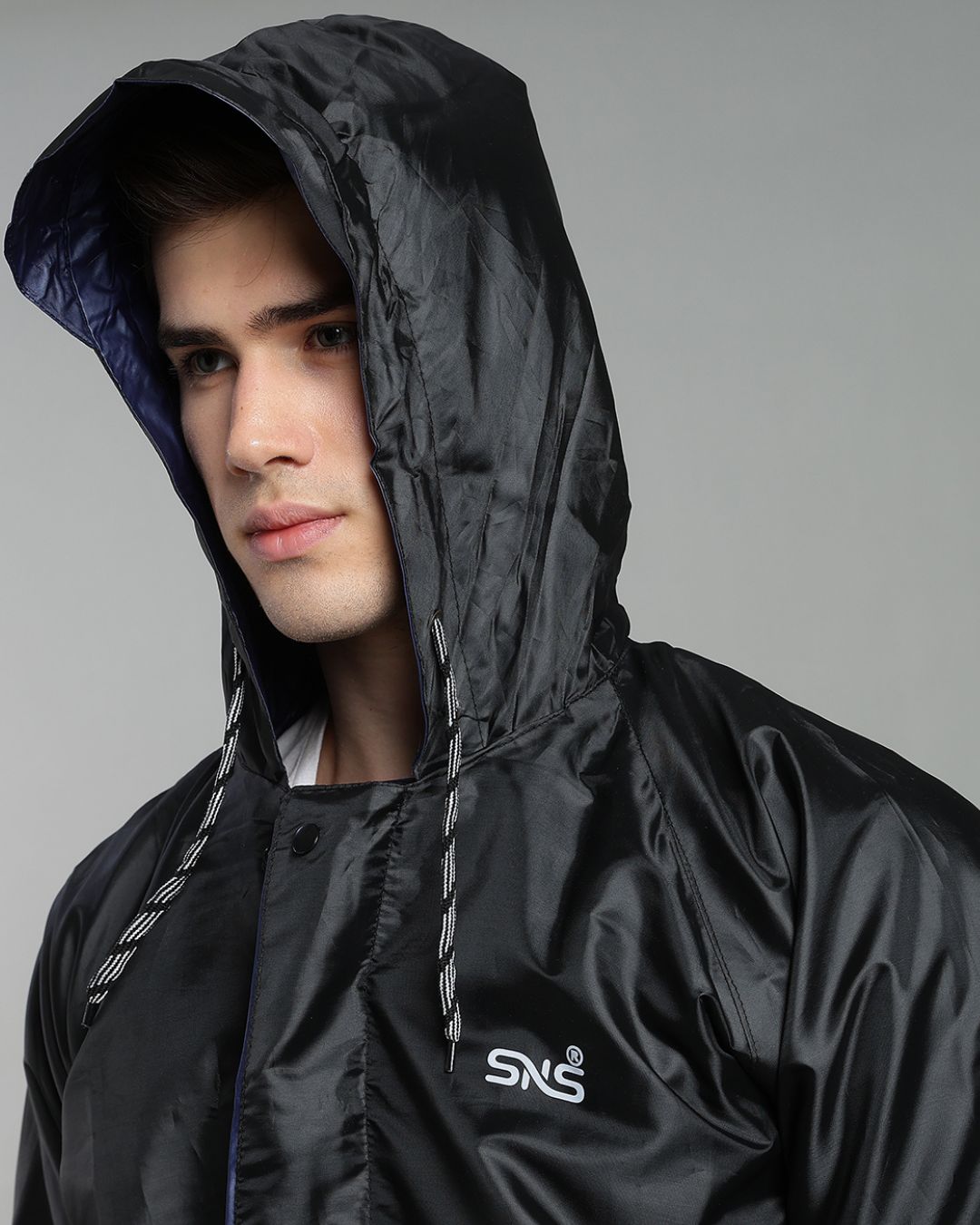 Black Rain Jacket with Pant