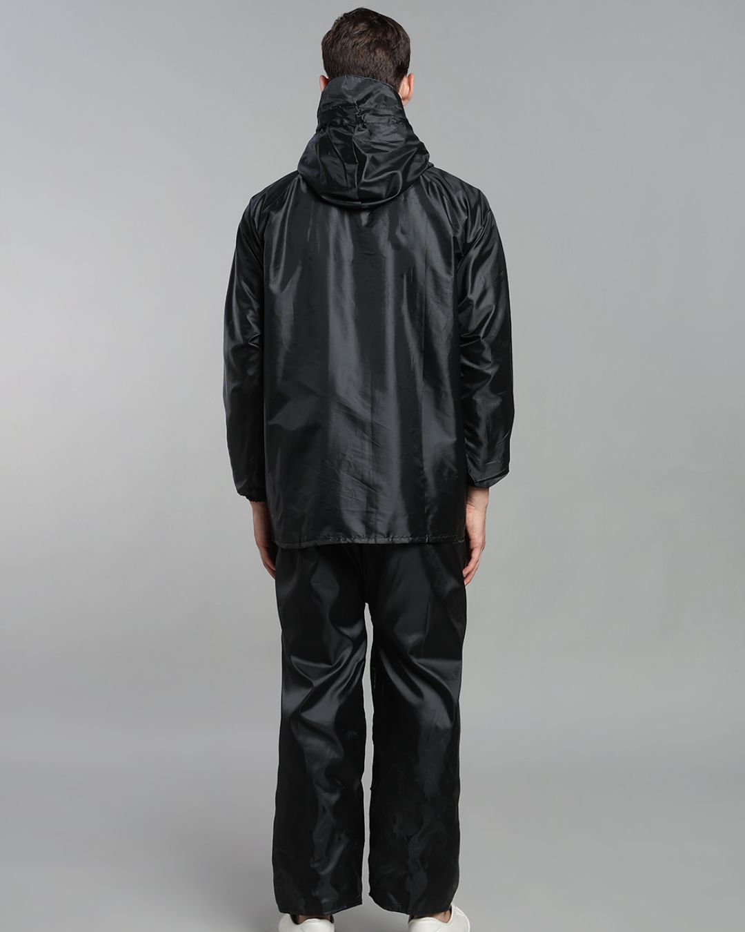 Black Rain Jacket with Pant