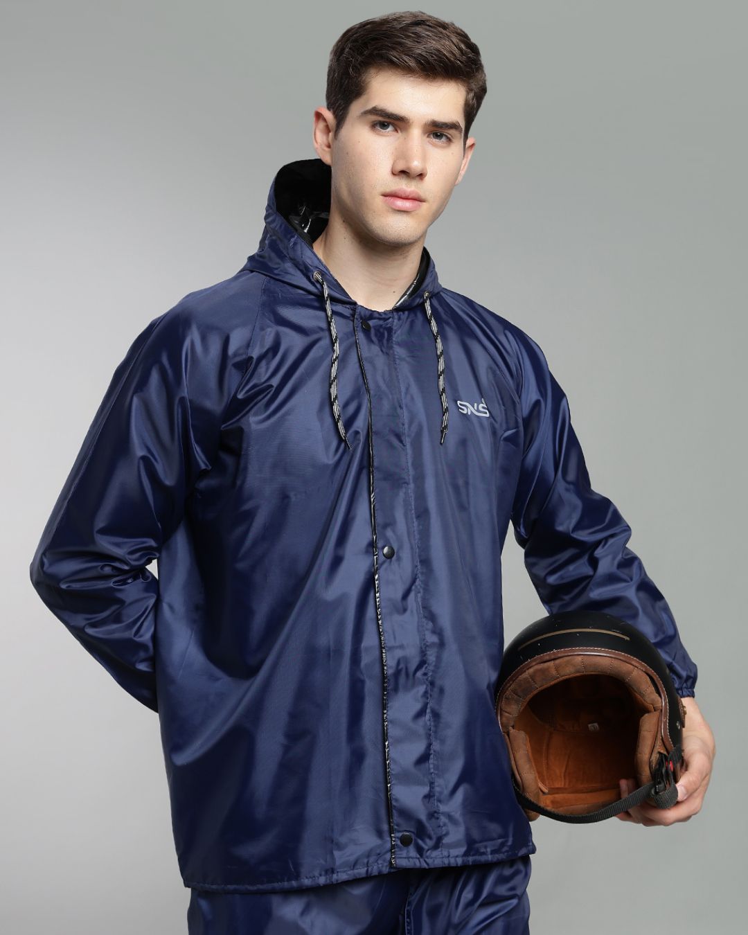 Navy Rain Jacket with Pant