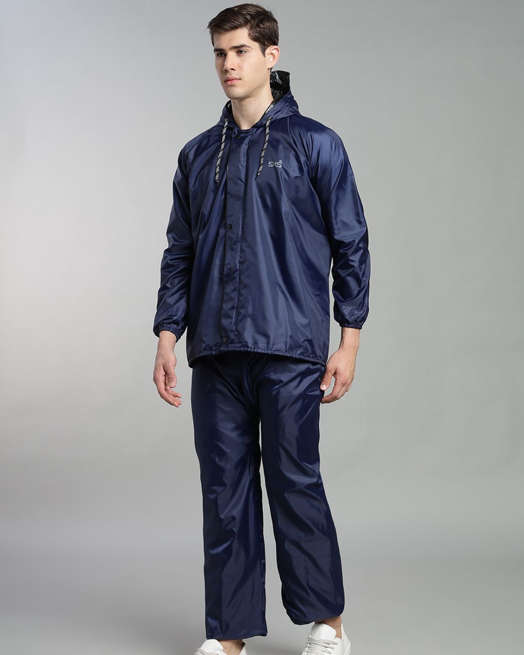Navy Rain Jacket with Pant