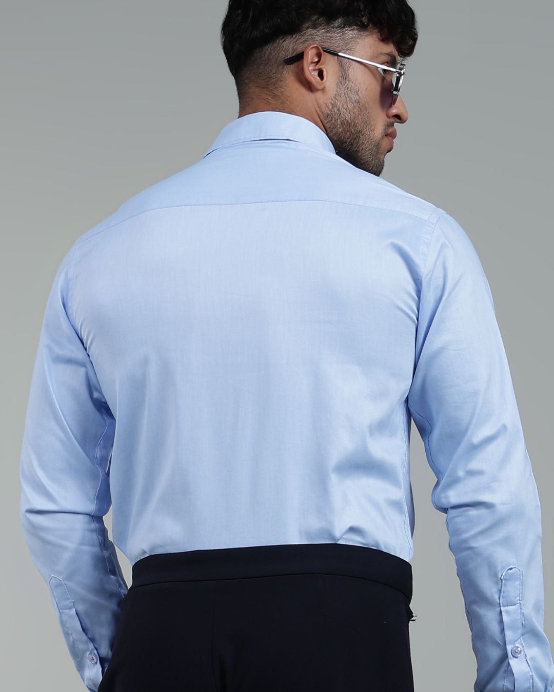 Sky Blue - Full Sleeve - Oxford Linen
