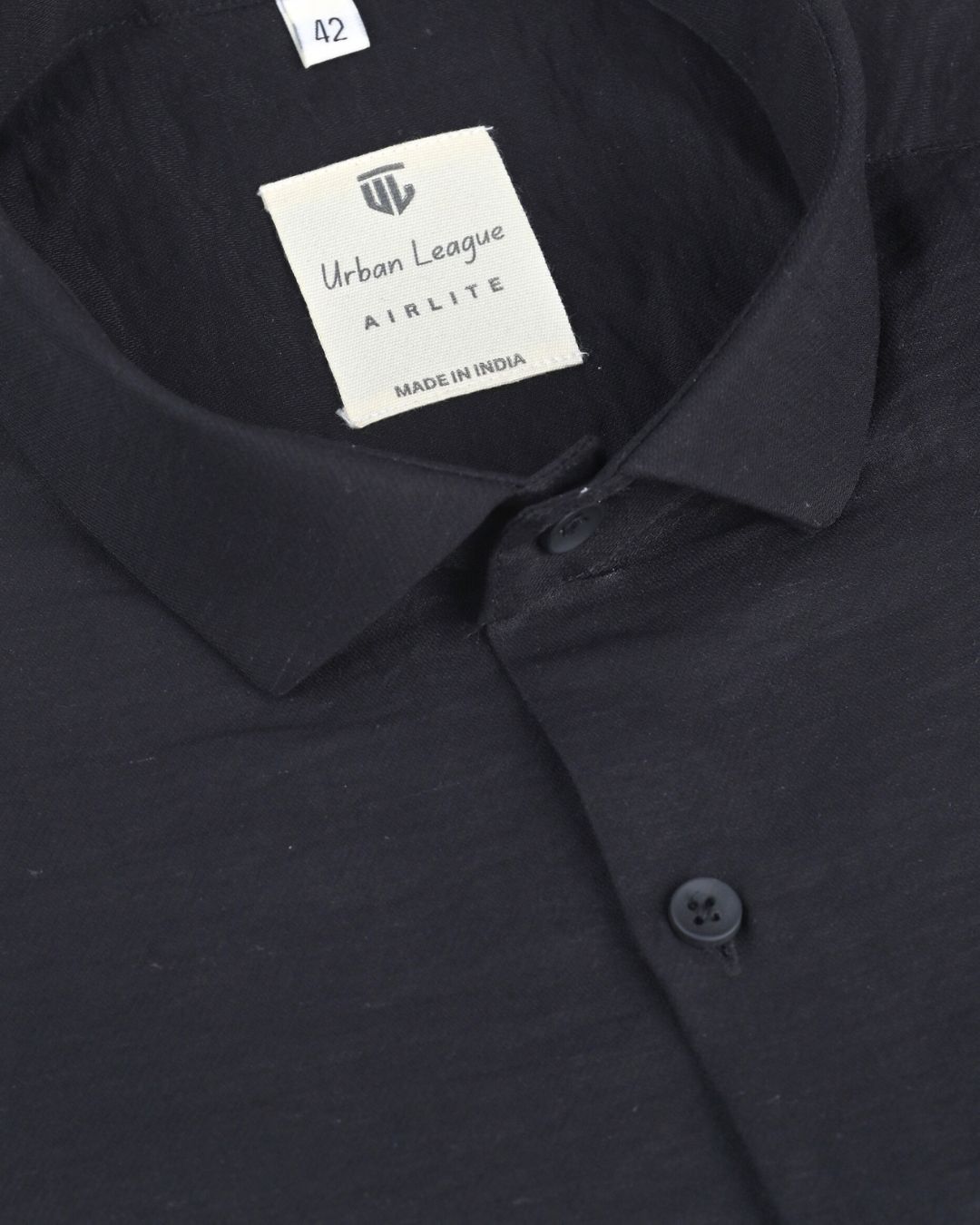 Jet Black - Half Sleeve - Airlite Shirt