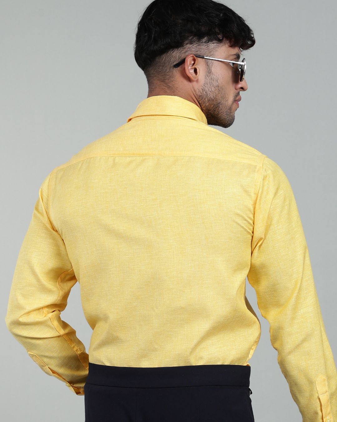 Crisp Yellow - Full Sleeve - Premium Linen