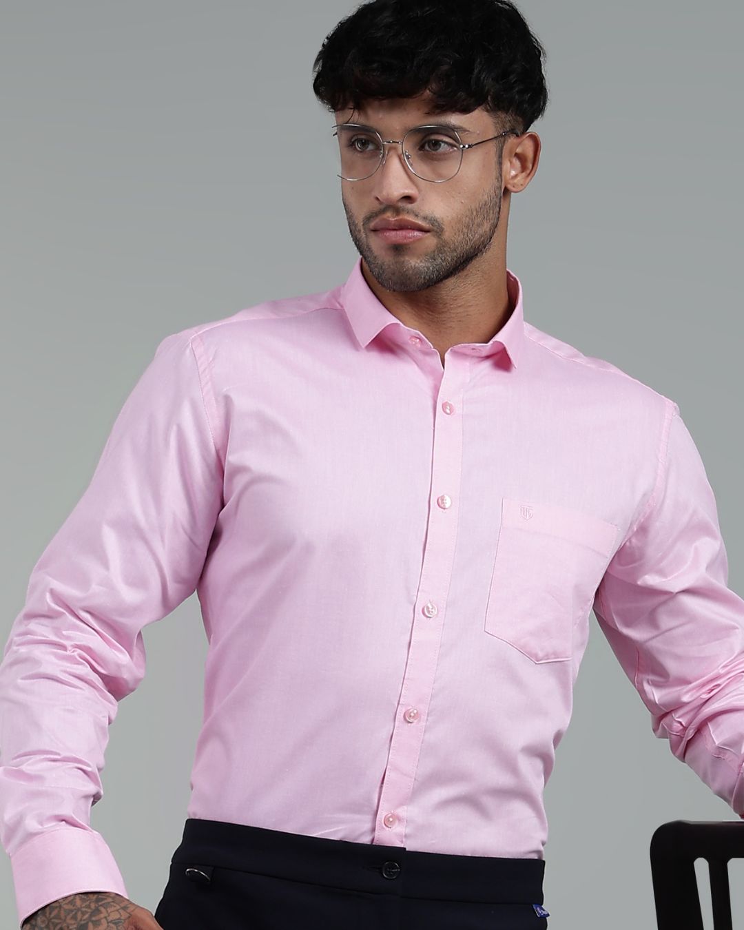 Mild Pink - Full Sleeve - Oxford Linen