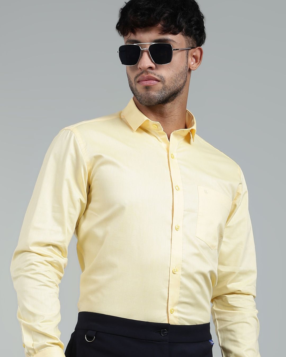 Bright Yellow - Full Sleeve - Oxford Linen