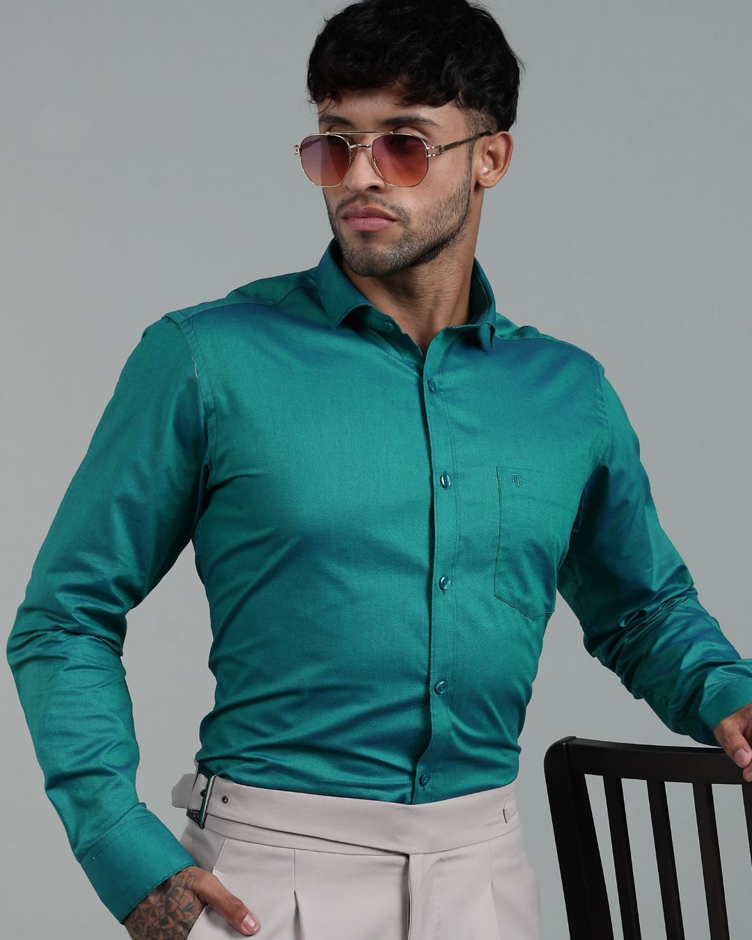 Rich Green - Full Sleeve - Premium Linen