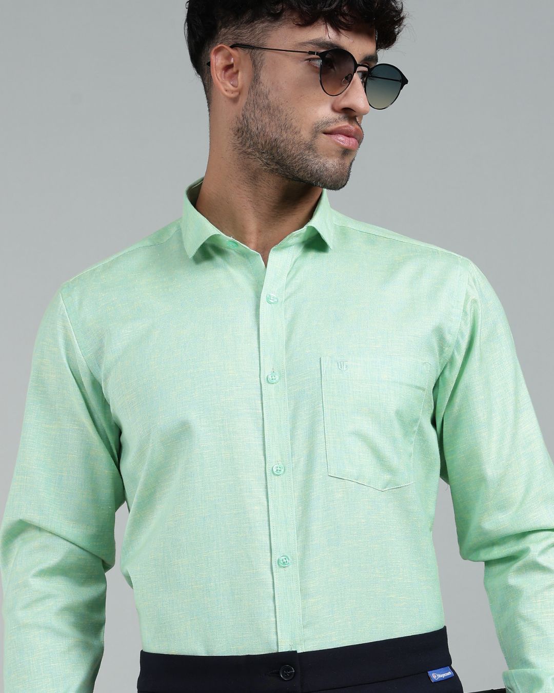 Neon Green - Full Sleeve - Premium Linen