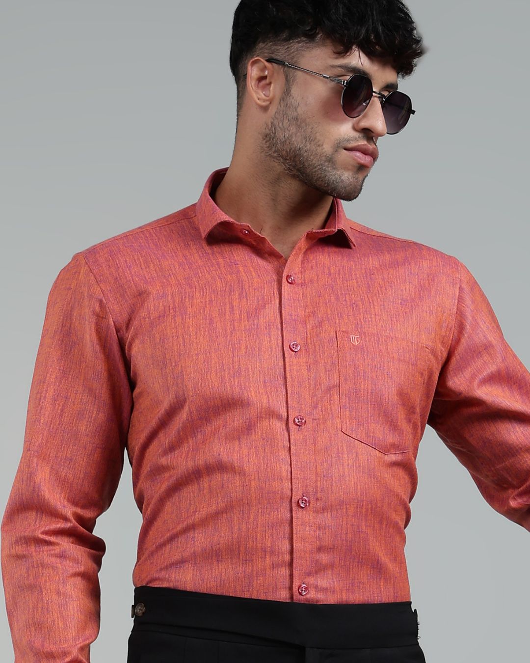Burnt Orange - Full Sleeve - Premium Linen