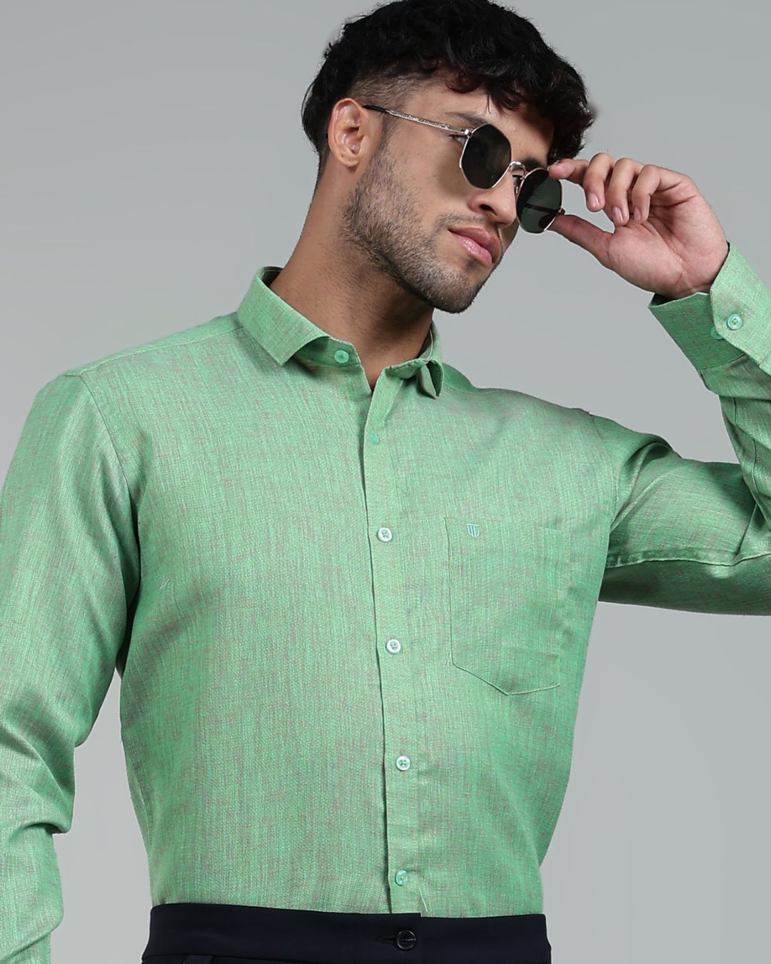 Sage Green - Full Sleeve - Premium Linen