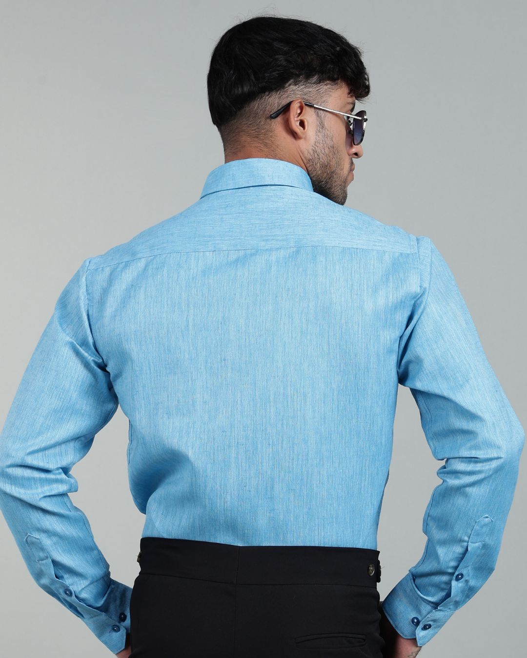 Ocean Blue - Full Sleeve - Premium Linen
