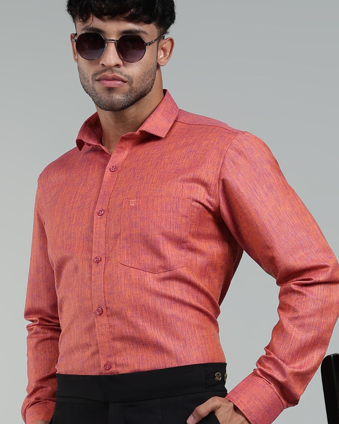 Burnt Orange - Full Sleeve - Premium Linen