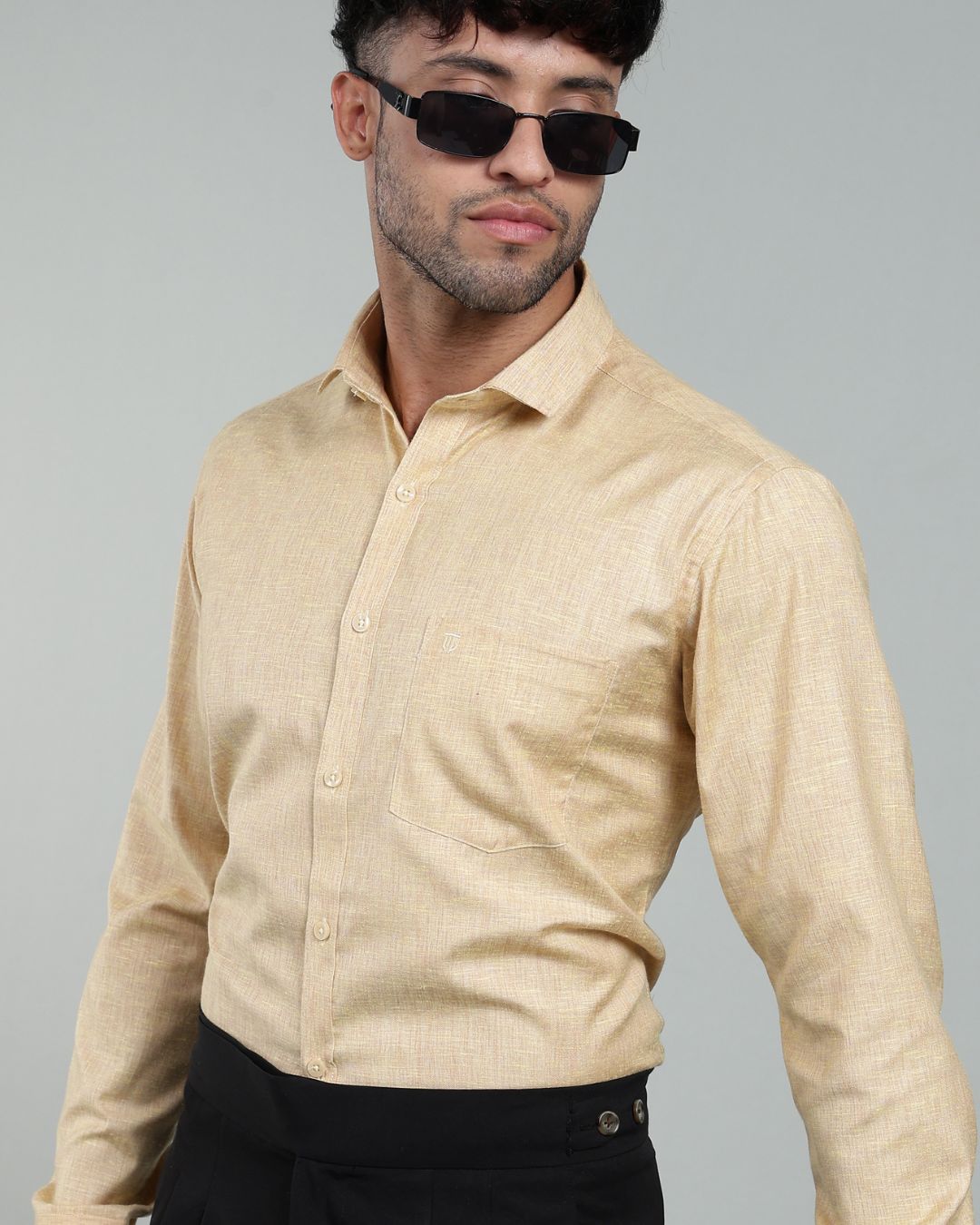 Sandy Beige - Full Sleeve - Premium Linen